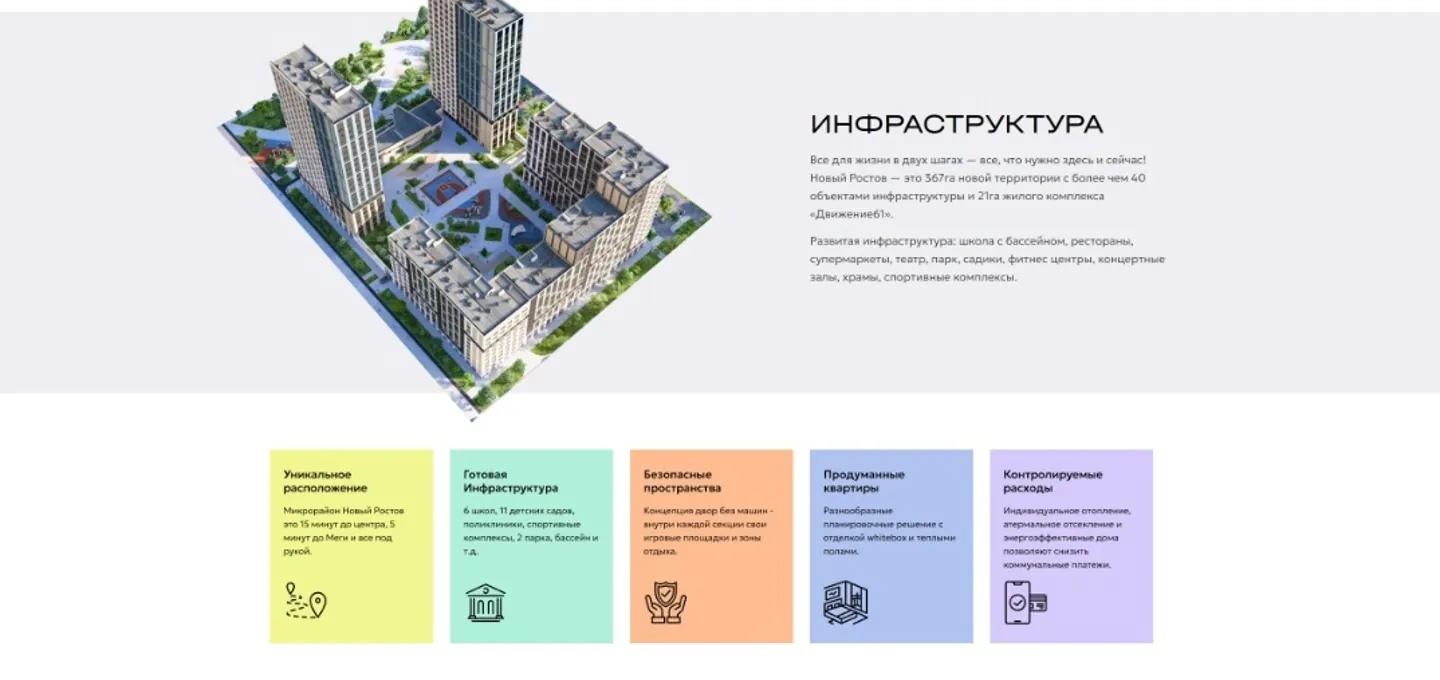 ЖК «Движение», экран 1