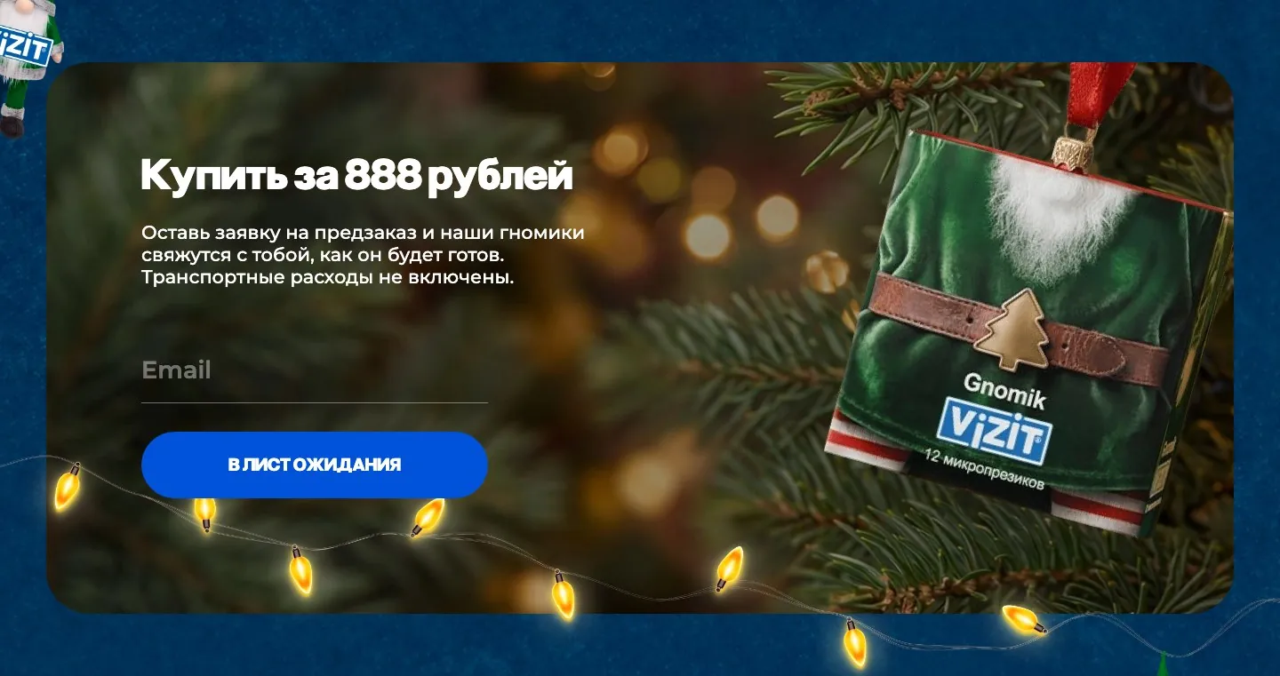 VIZIT Gnomik, экран 2
